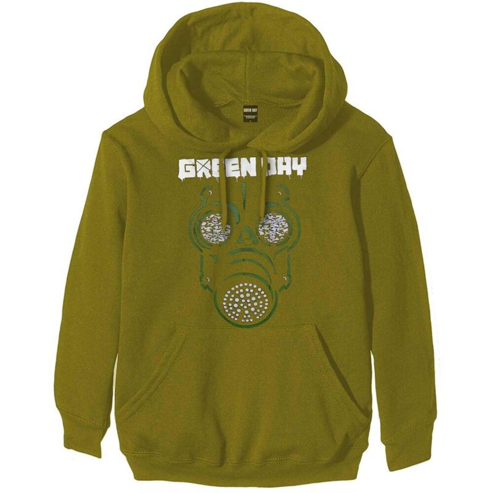 Green Day Unisex Adult Mask Hoodie / Green